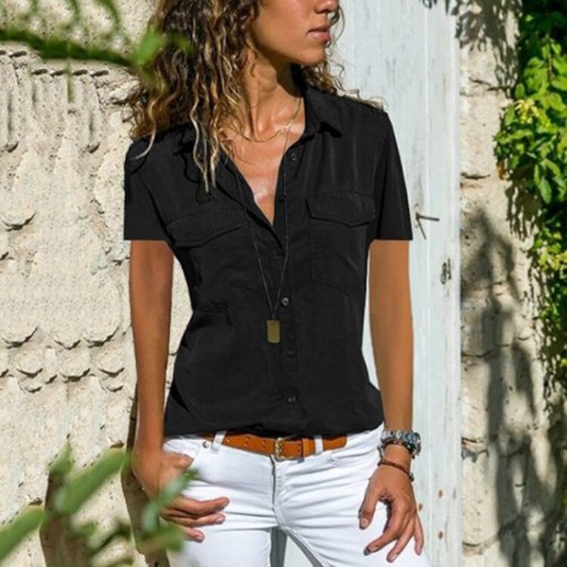 Florence – Streetwear Blouse with Short Sleeves