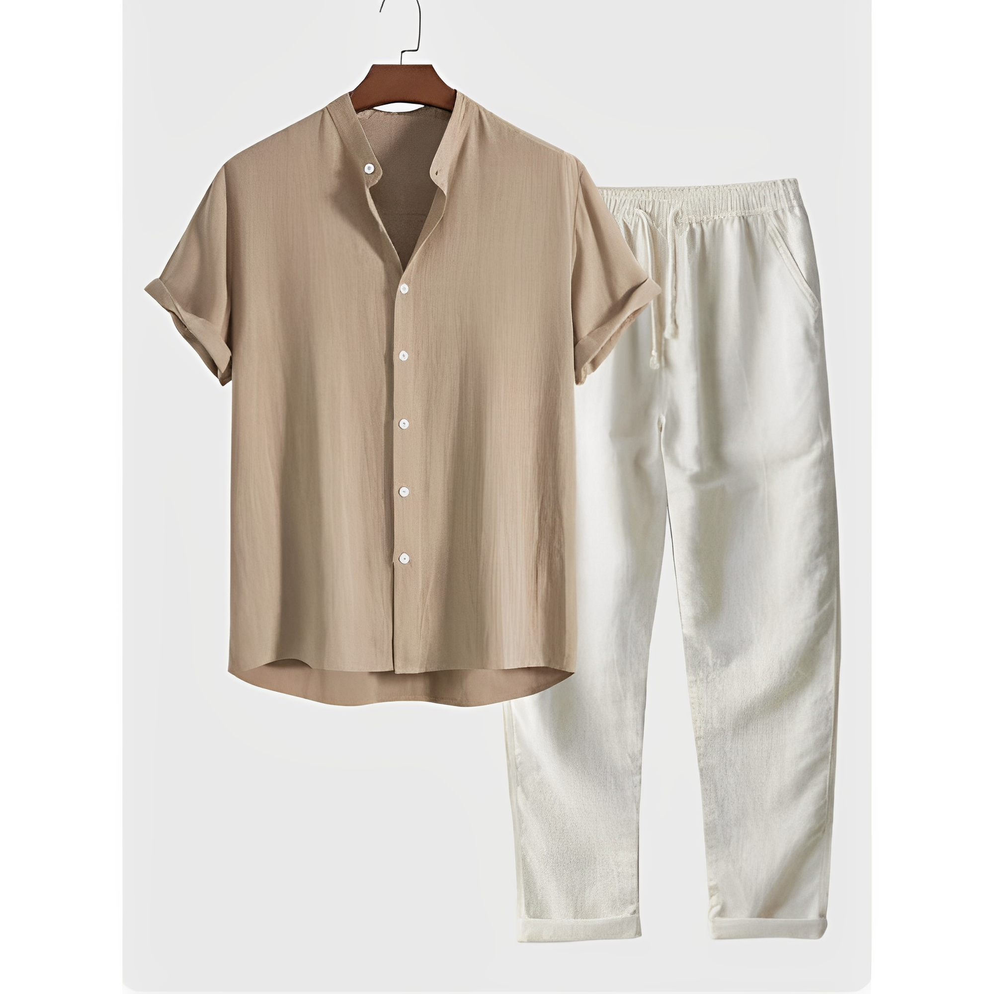 Phillip - Summer Casual Linen Set for Men