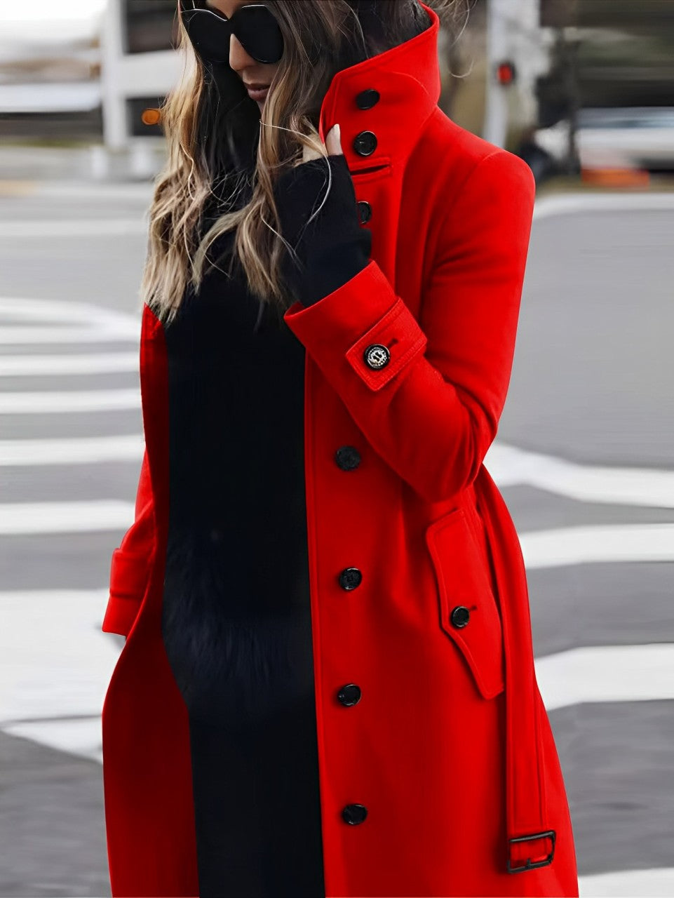 Lydia - Classic Wool Coat with Feminine Silhouette
