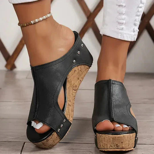 Luna - Orthopedic sandals with platform and modern style