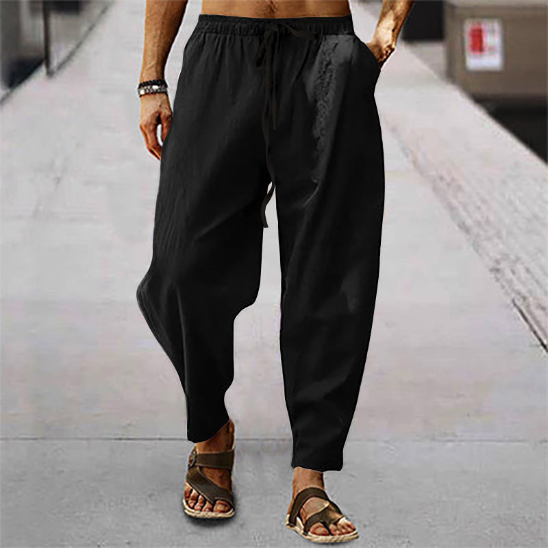 Titus - Beach Pants for Men Made of Cotton and Linen