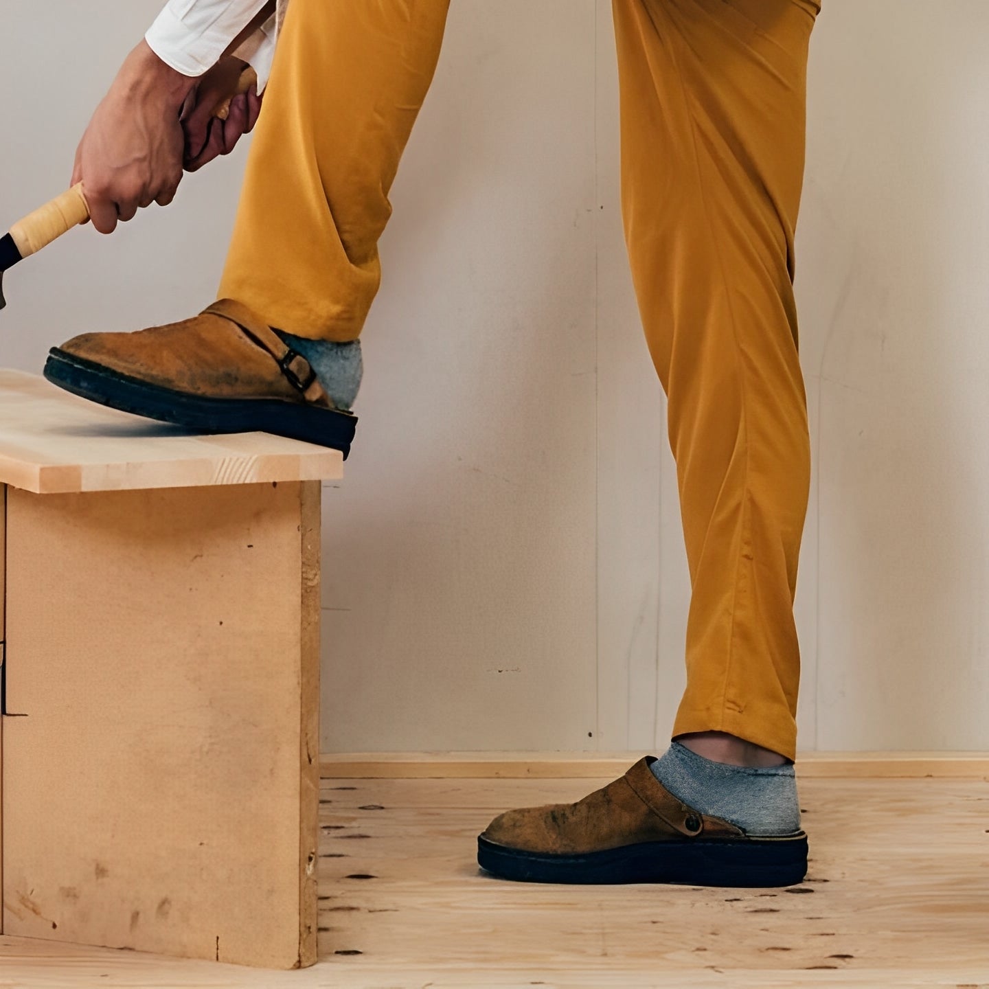 Devin - Comfortable leather slippers for men