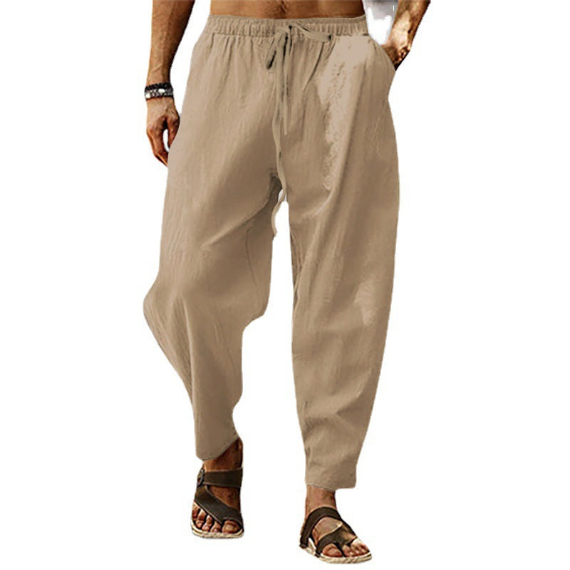 Titus - Beach Pants for Men Made of Cotton and Linen