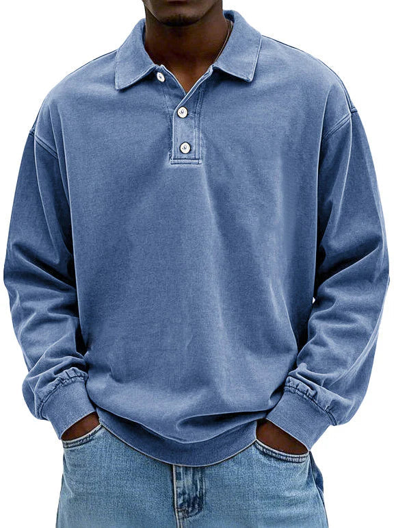 Caspian - Premium Long Sleeve Polo for Men
